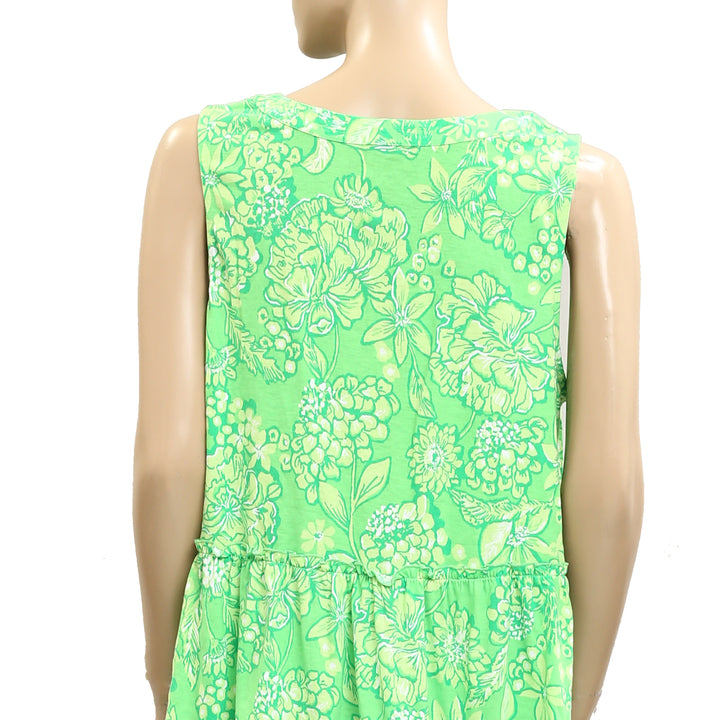 Lilly Pulitzer Floral Printed Tank Blouse Top