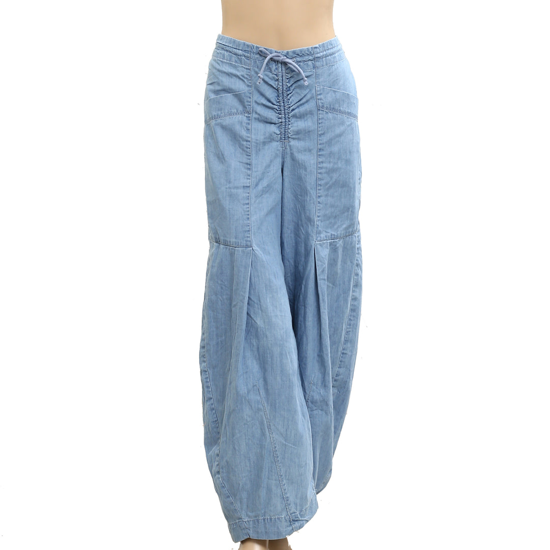Free People Castaway Slouchy Pull-On Jeans Pants