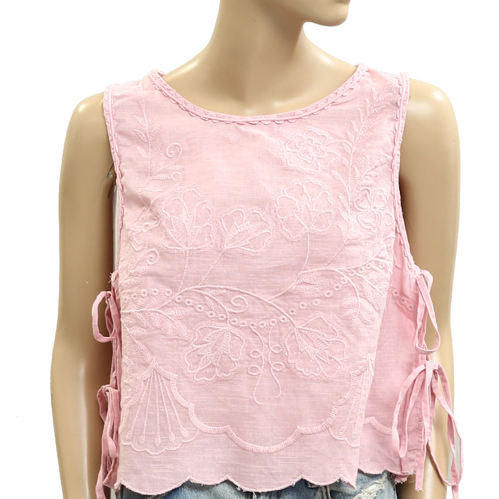 Free People Faded Gardens Tank Cropped Top