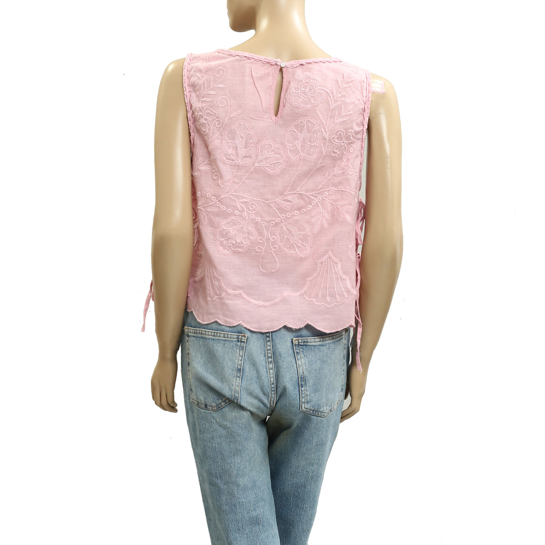 Free People Faded Gardens Tank Cropped Top