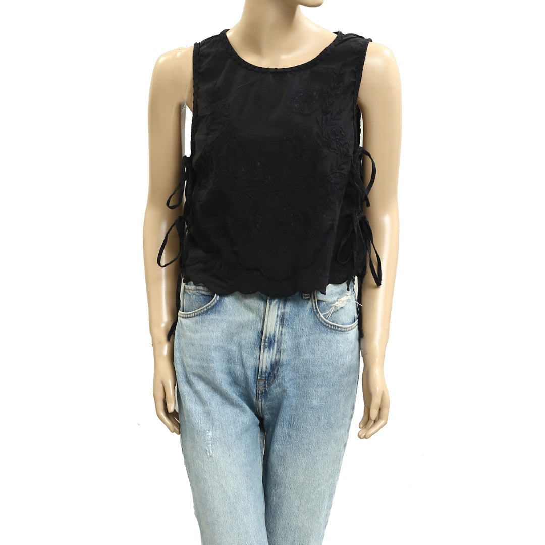 Free People Faded Gardens Tank Cropped Top