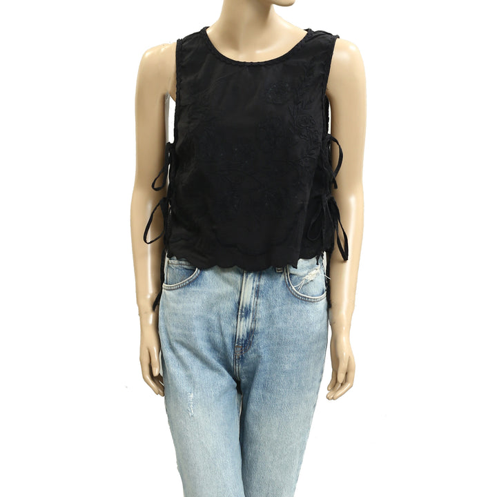 Free People Faded Gardens Tank Cropped Top