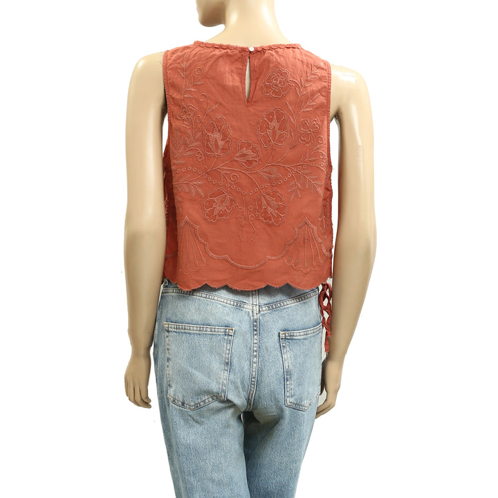 Free People Faded Gardens Tank Cropped Top