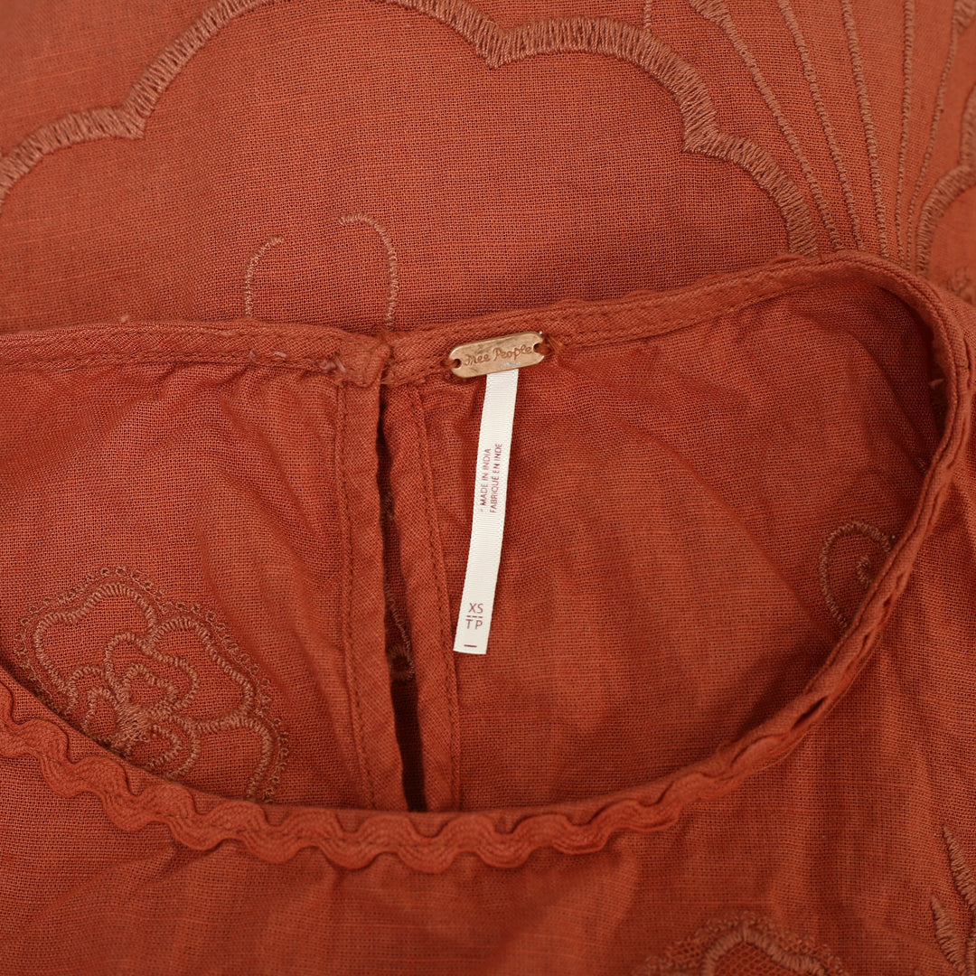 Free People Faded Gardens Tank Cropped Top