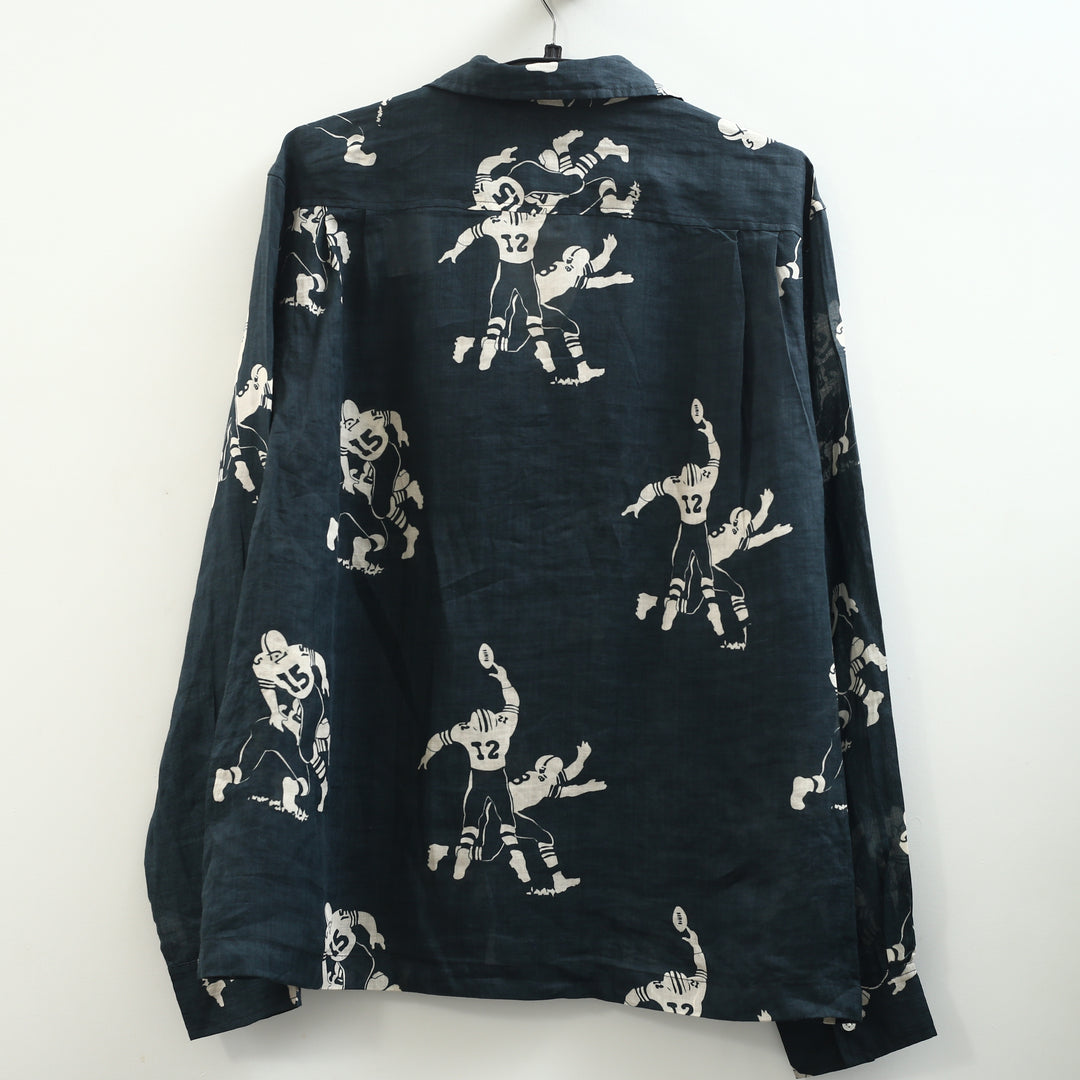 BODE Football Silhouette Long Sleeve Shirt