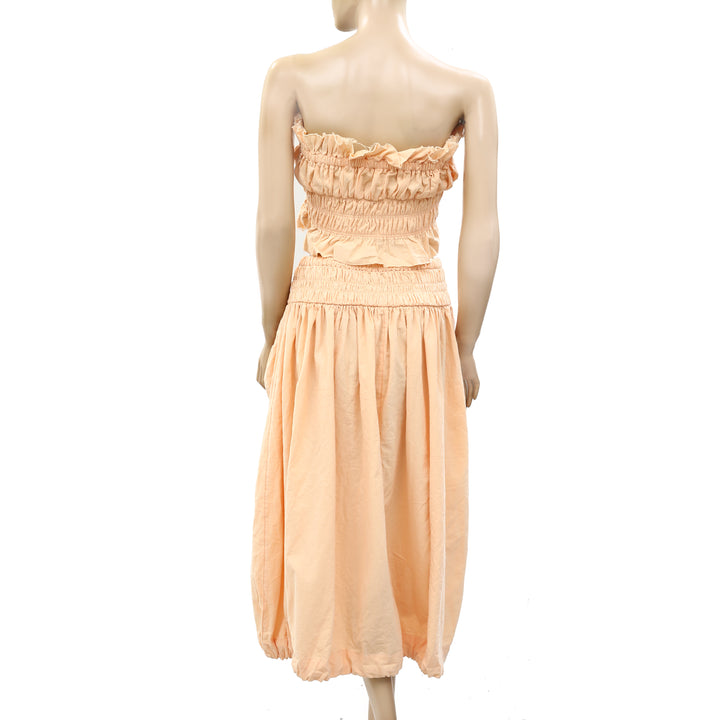 Free People Free-est All The Things Tube Top & Midi Skirt Set