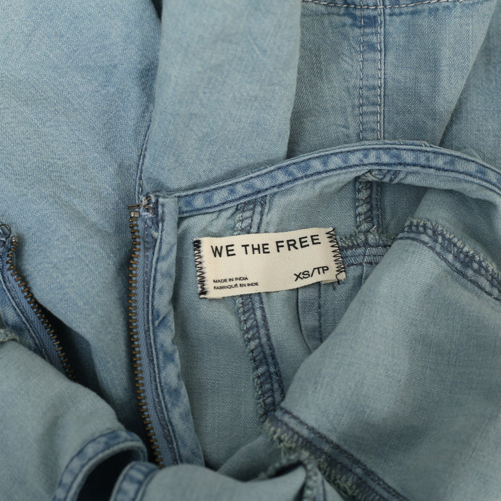 Free People We The Free Nostalgia Ultra-Shortalls Romper