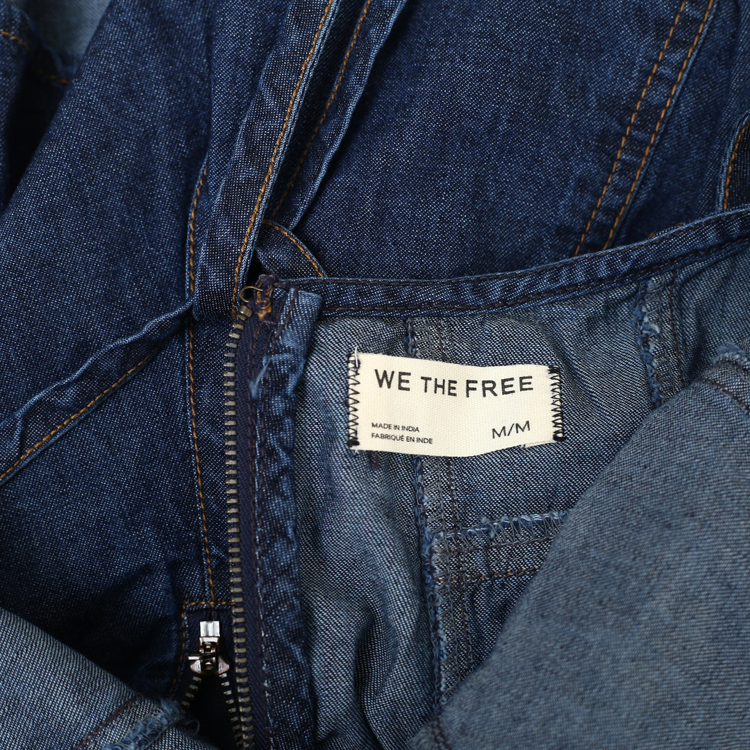 Free People We The Free Nostalgia Ultra-Shortalls Romper