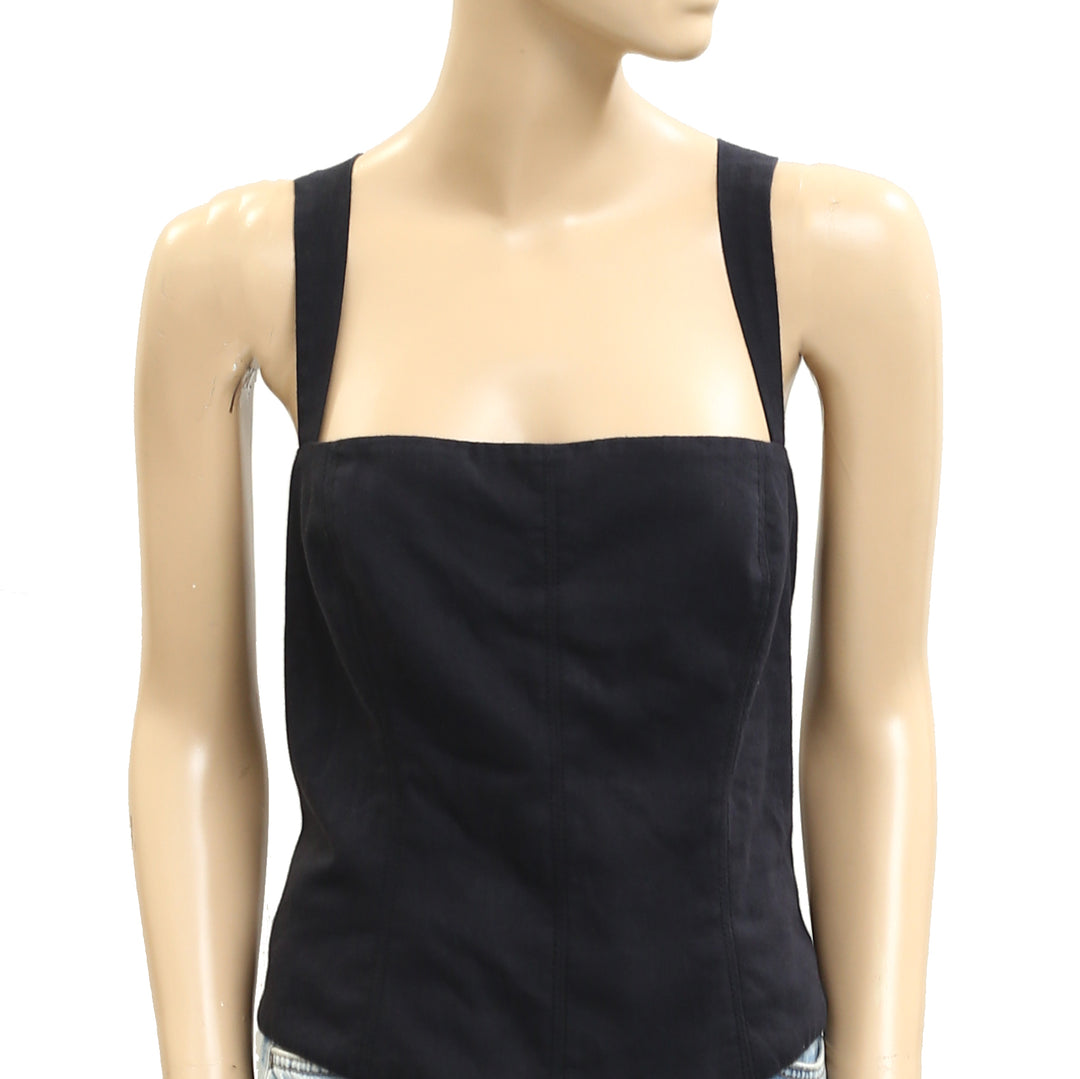 Free People Cherise Blouse Cropped Top