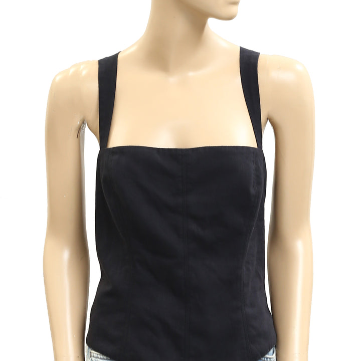 Free People Cherise Blouse Cropped Top