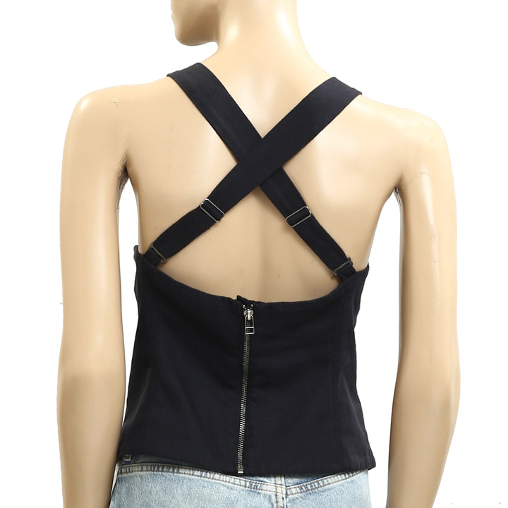 Free People Cherise Blouse Cropped Top