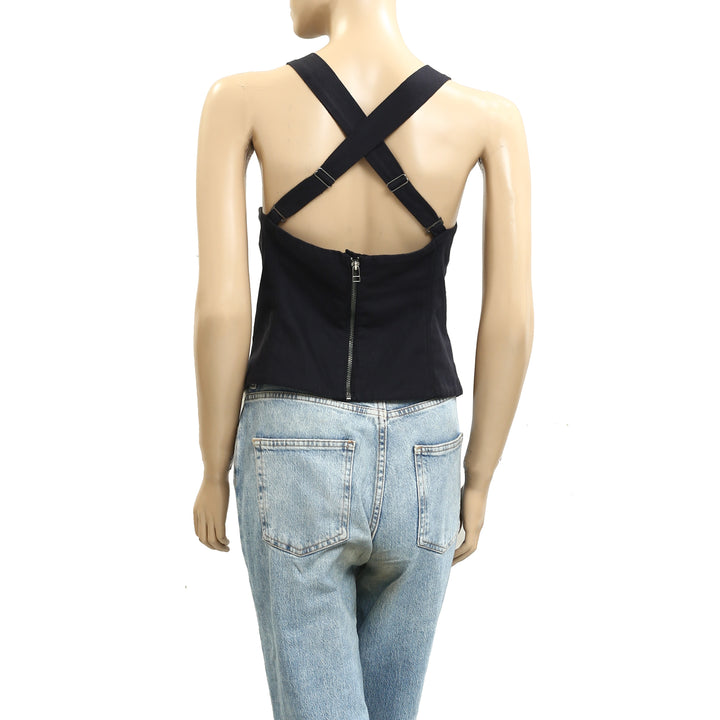 Free People Cherise Blouse Cropped Top