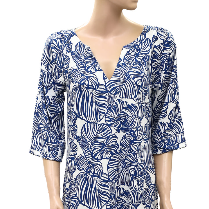 Lilly Pulitzer V-Neck Tunic Mini Dress