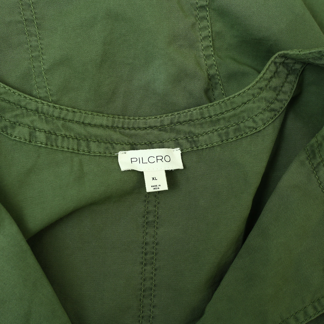 Anthropologie Pilcro Utility Corset Buttondown Jacket Top