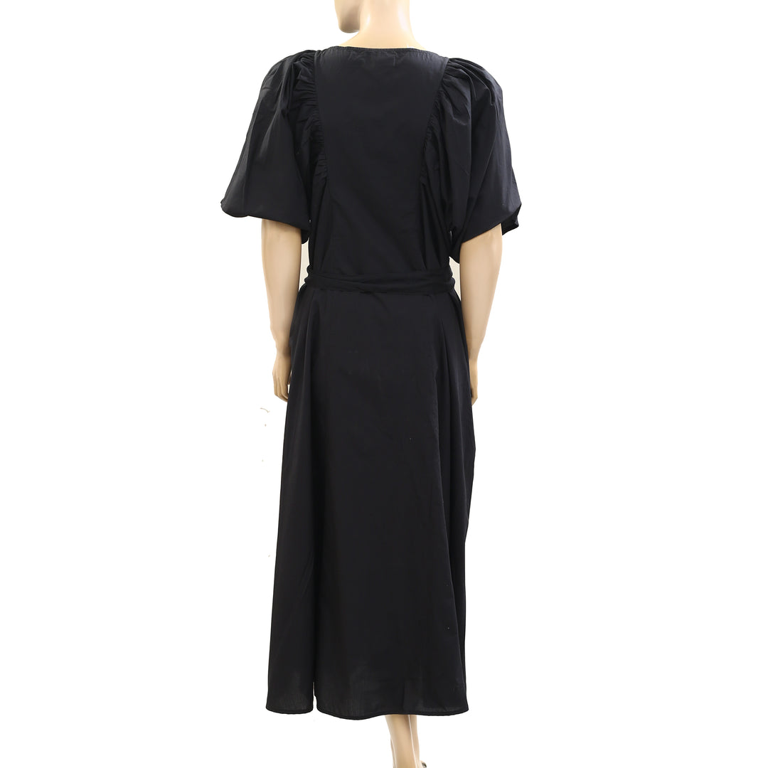 Merlette Lante Solid Midi Dress