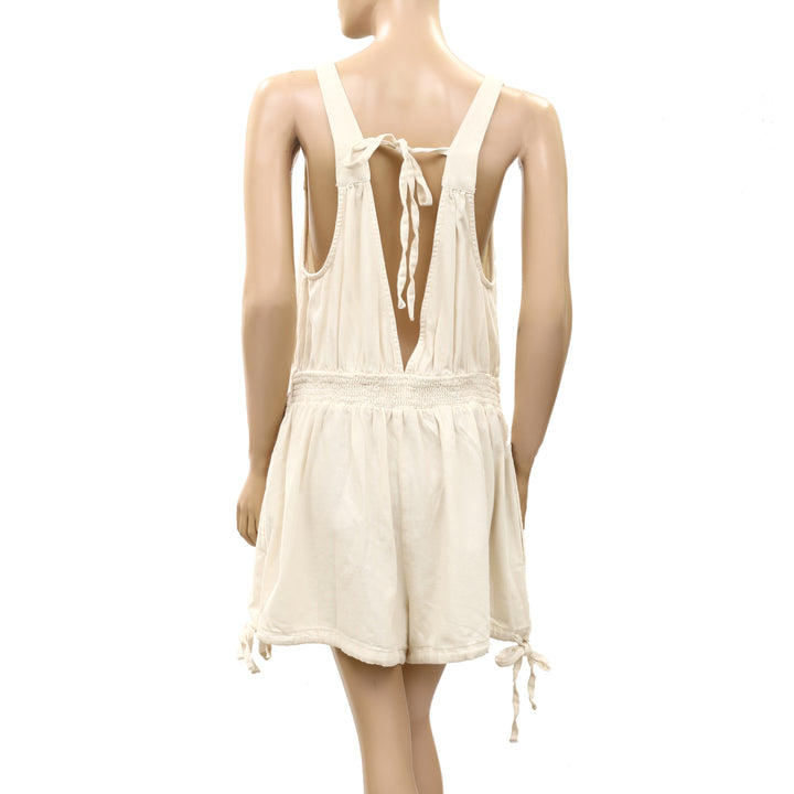 Free People We The Free Vintage Heirloom Romper Dress