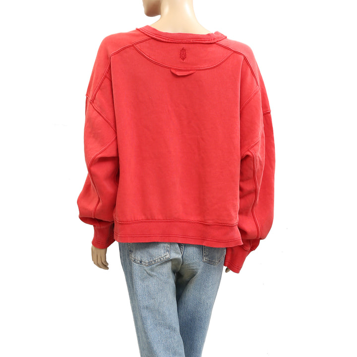 Free People FP Movement Intercept Pullover Sweatshirt Top