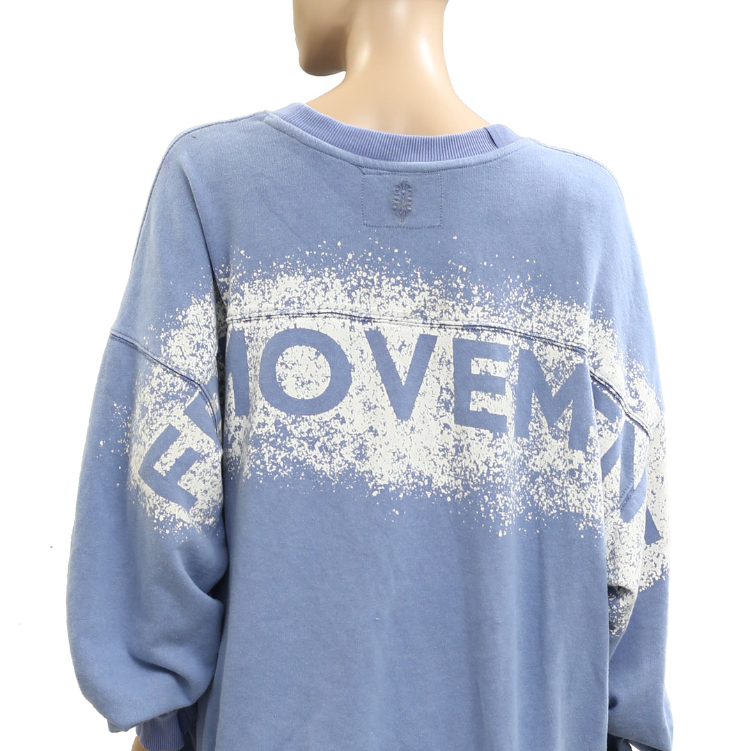 Free People FP Movement All Star Movement Logo Pullover Top