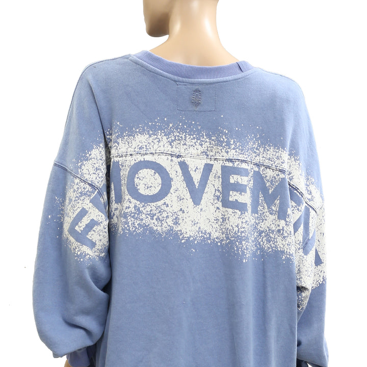Free People FP Movement All Star Movement Logo Pullover Top