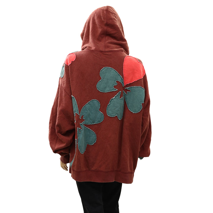 Free People We The Free it's a Vibe Flowers Hoodie Sweatshirt Top