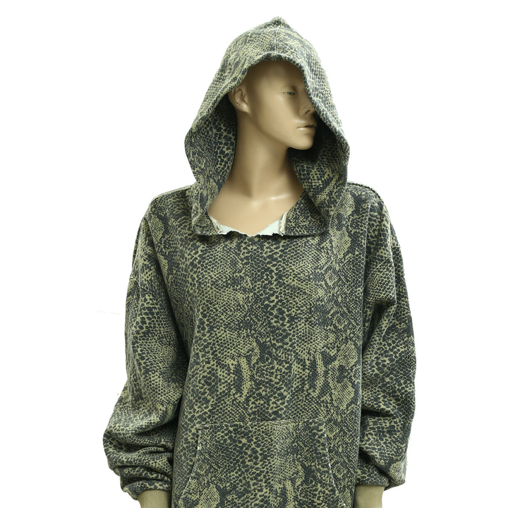 Free People We The Free It's A Vibe Print Hoodie Top