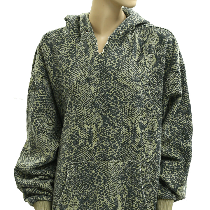 Free People We The Free It's A Vibe Print Hoodie Top