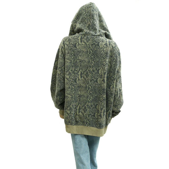 Free People We The Free It's A Vibe Print Hoodie Top