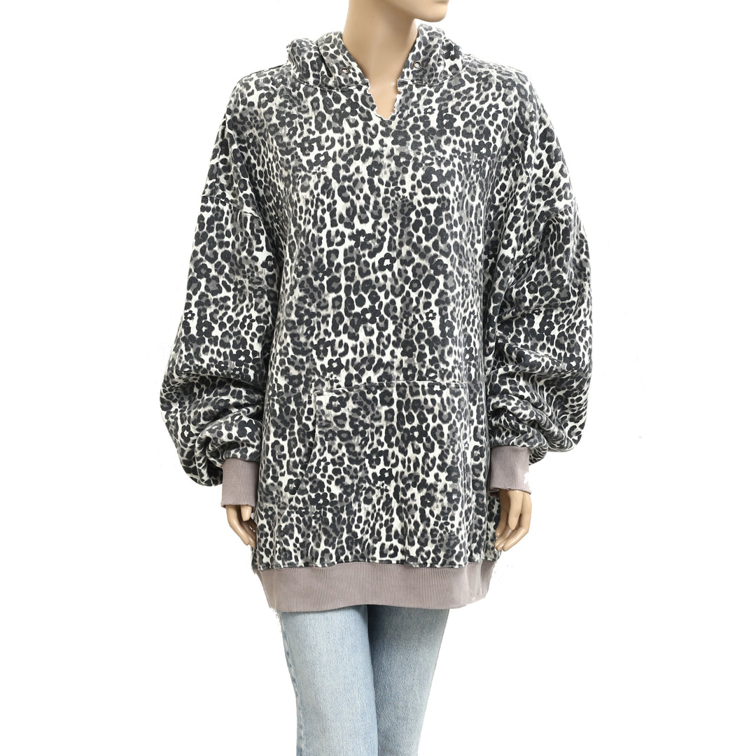 Free People We The Free It's A Vibe Print Hoodie Top