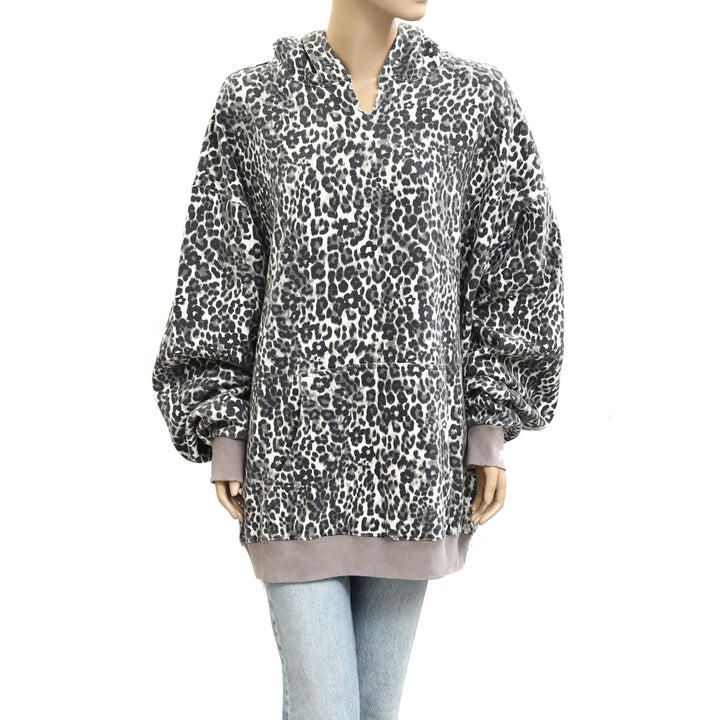 Free People We The Free It's A Vibe Print Hoodie Top