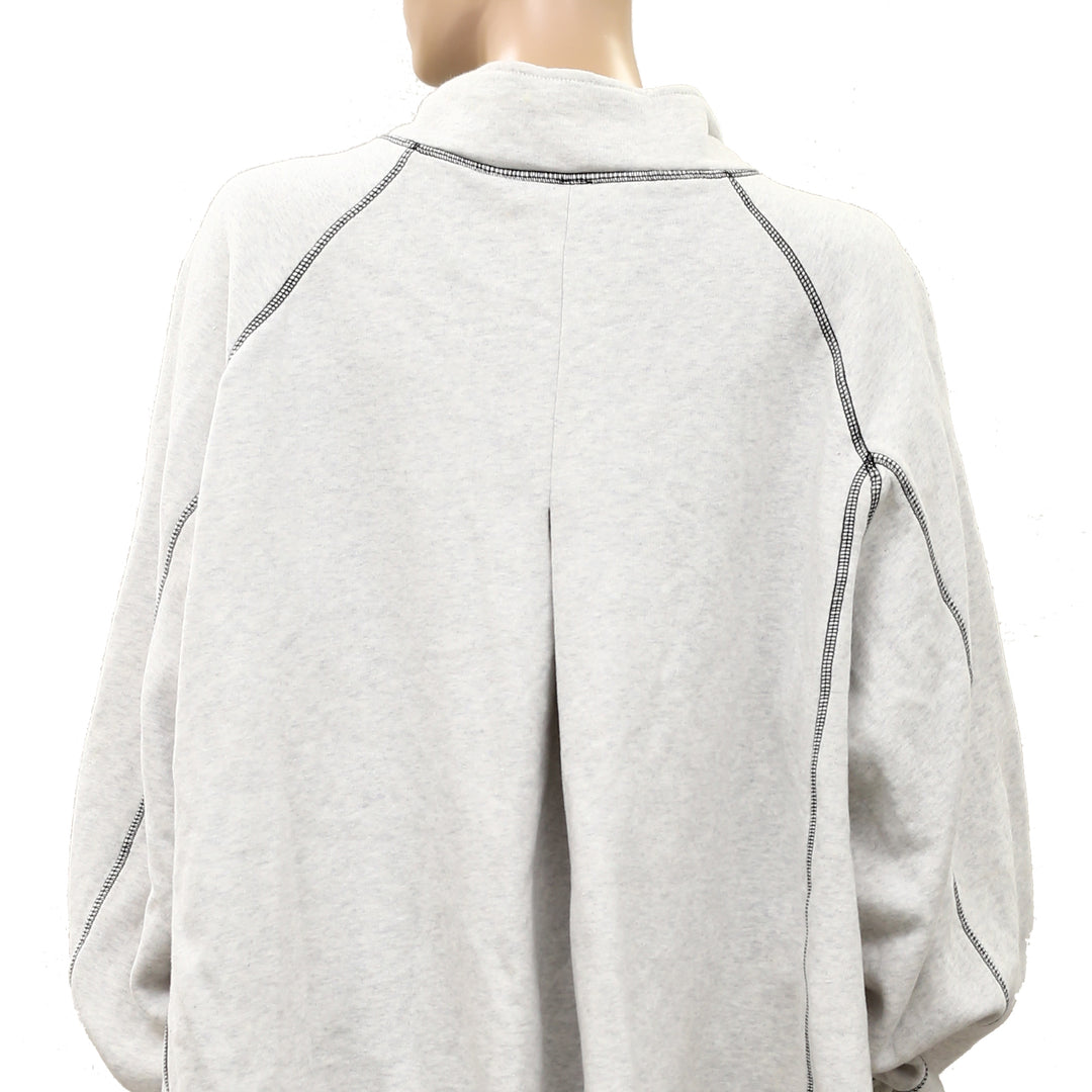 Free People FP Movement Half Court Half Zip Sweatshirt Pullover Top