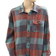 BDG Urban Outfitters Dani Flannel Shirt Tunic Top