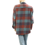 BDG Urban Outfitters Dani Flannel Shirt Tunic Top