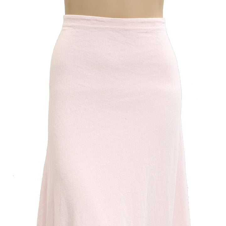 Free People Free Est Solid Cotton Maxi Long Skirt