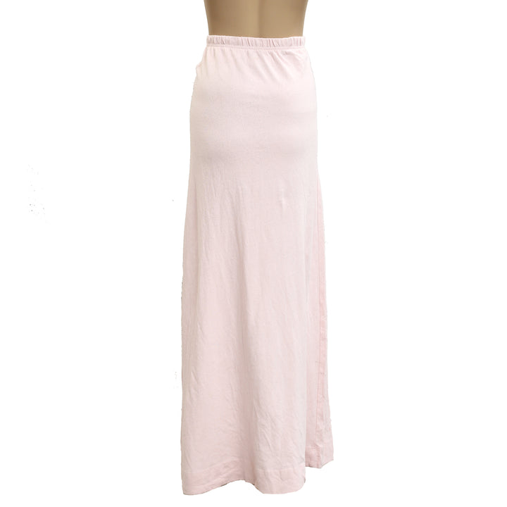 Free People Free Est Solid Cotton Maxi Long Skirt