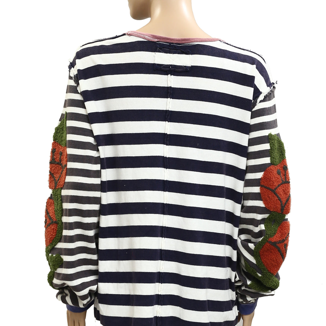 Free People We The Free Rose Stem Tee Tunic Top