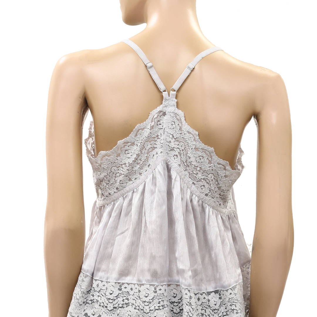 Intimately Free People Fiona Satin Printed Cami Tank Top