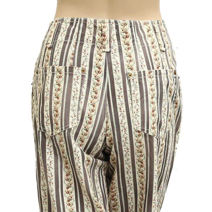 Free People We The Free Super Sonic Stripe Print Utility Pants