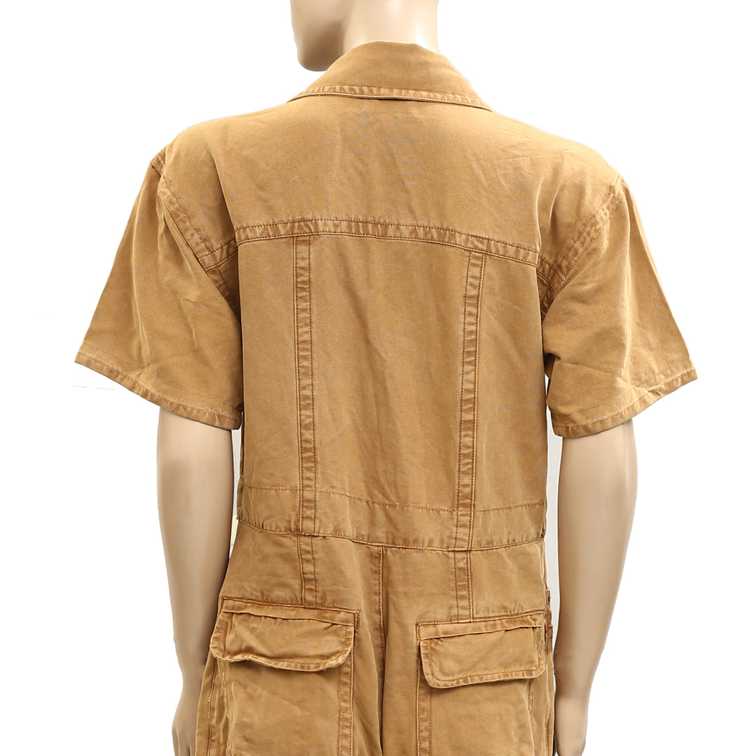 Free People We The Free Maxie Washed Coverall Jumpsuit