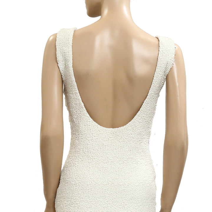 Free People Ruched Sleeveless Shift Mini Dress