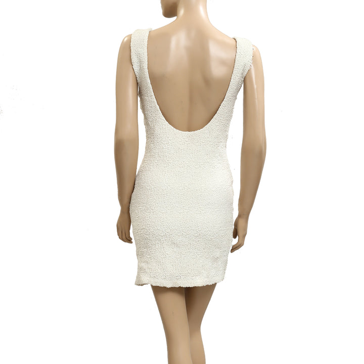 Free People Ruched Sleeveless Shift Mini Dress