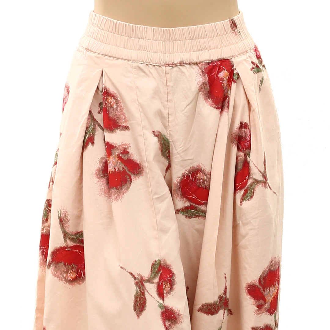 Free People Moonflower Printed Pull-On Balloon Pants