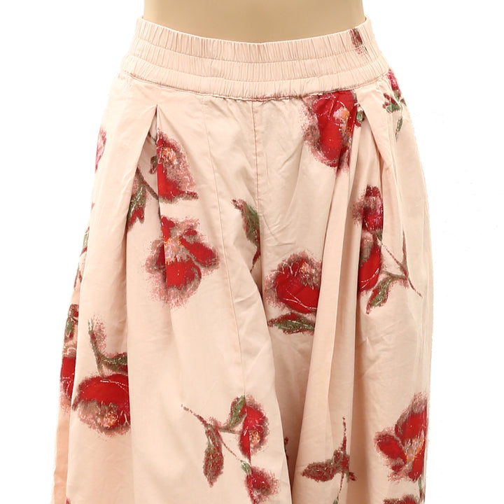 Free People Moonflower Printed Pull-On Balloon Pants