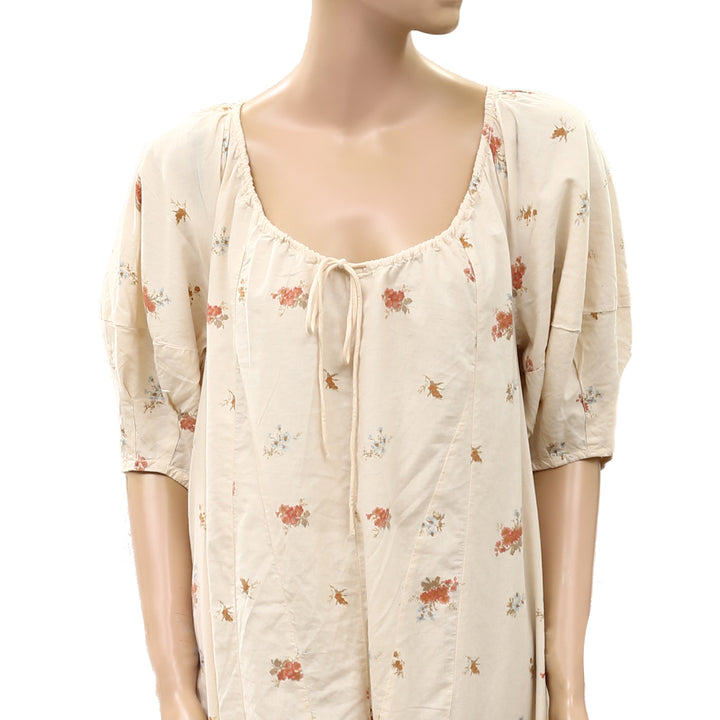 Free People Bop Around Printed Jumpsuit