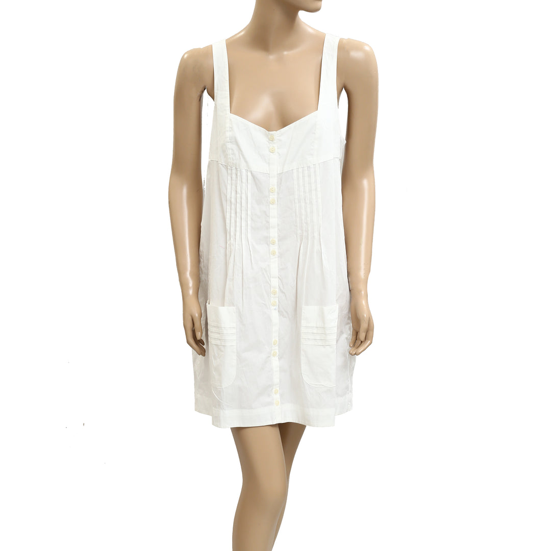 By Anthropologie Pintuck Pajama Mini Dress