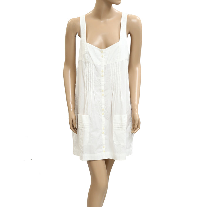 By Anthropologie Pintuck Pajama Mini Dress
