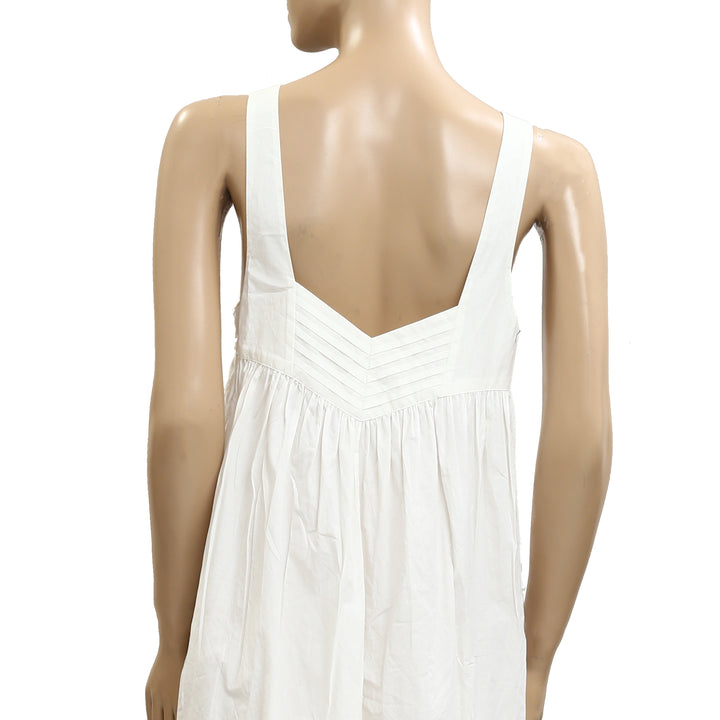 By Anthropologie Pintuck Pajama Mini Dress