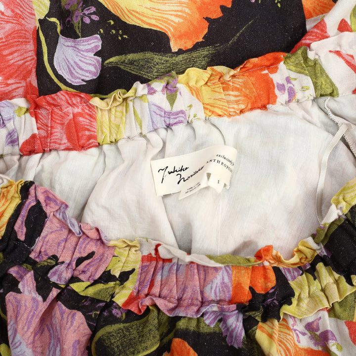 Anthropologie Yukiko Noritake One-Shoulder Mini Shift Dress