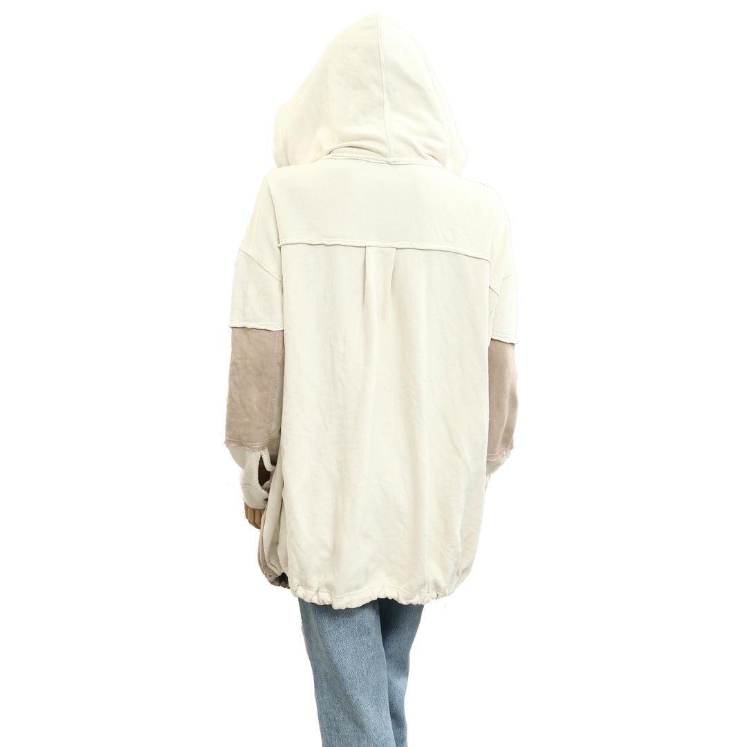 Free People Radio Cardi Hoodie Jacket Top