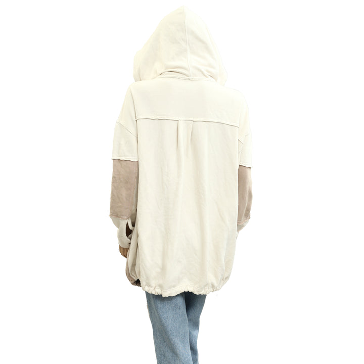 Free People Radio Cardi Hoodie Jacket Top