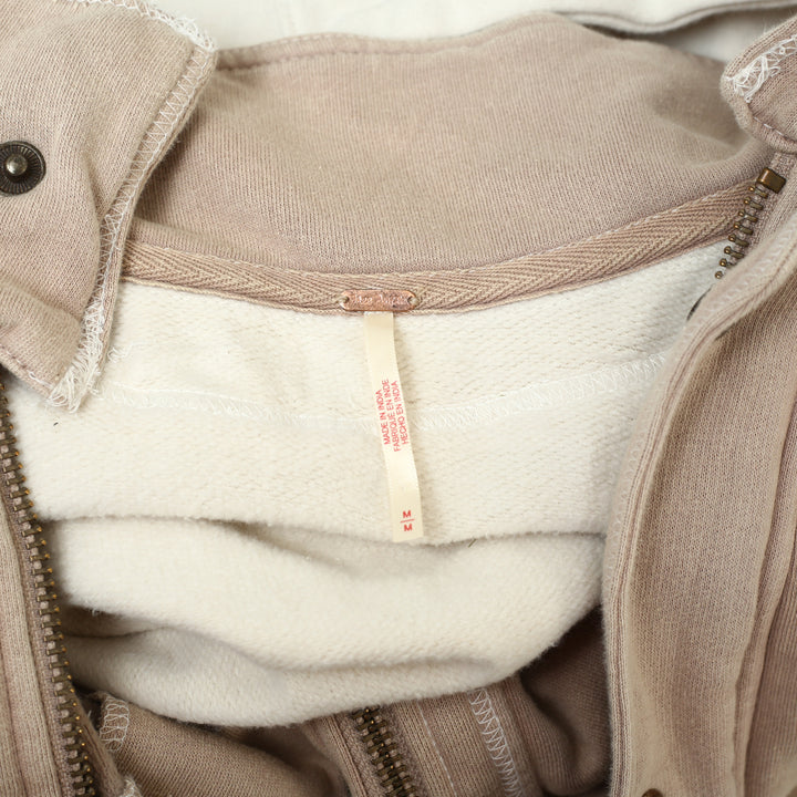 Free People Radio Cardi Hoodie Jacket Top